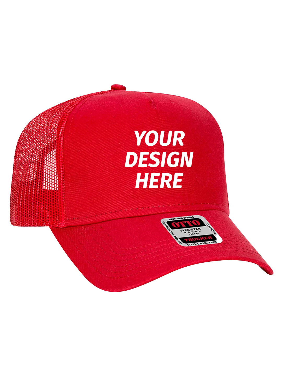 OTTO CAP 5 Panel Low Profile Mesh Back Trucker