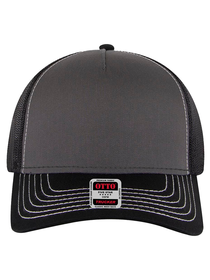 OTTO CAP 5 Panel Low Profile Mesh Back Trucker