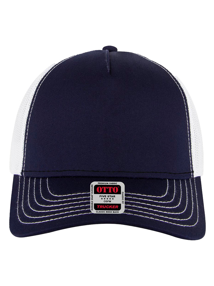 OTTO CAP 5 Panel Low Profile Mesh Back Trucker