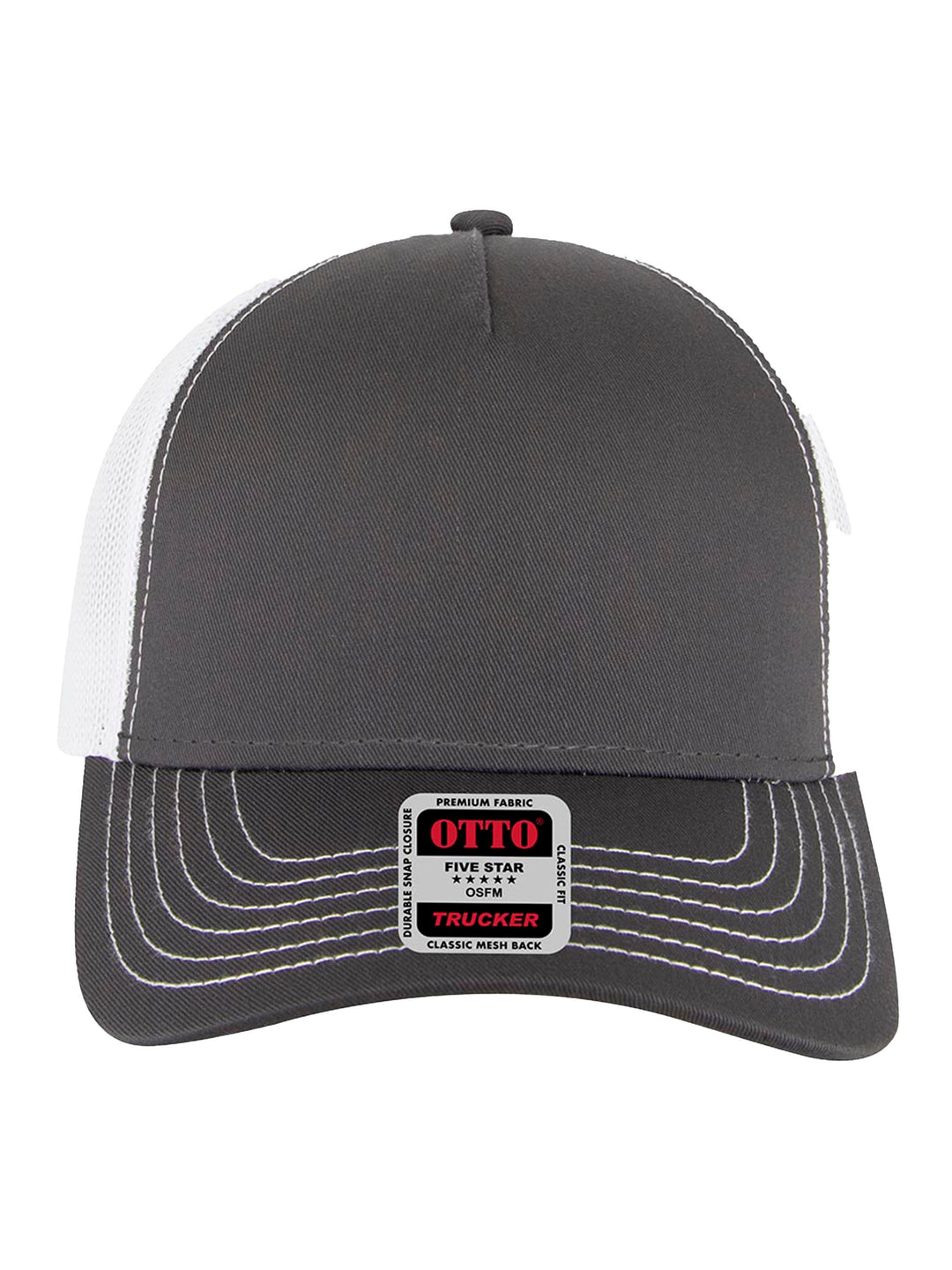 OTTO CAP 5 Panel Low Profile Mesh Back Trucker