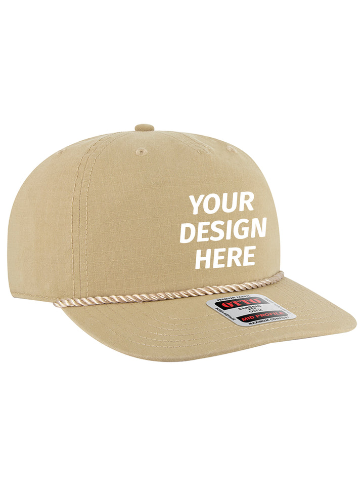 OTTO CAP 5 Panel Mid Profile Unstructured Baseball Hat
