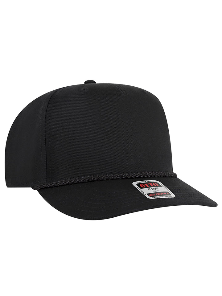 OTTO CAP 5 Panel Mid Profile Structured Baseball Cap