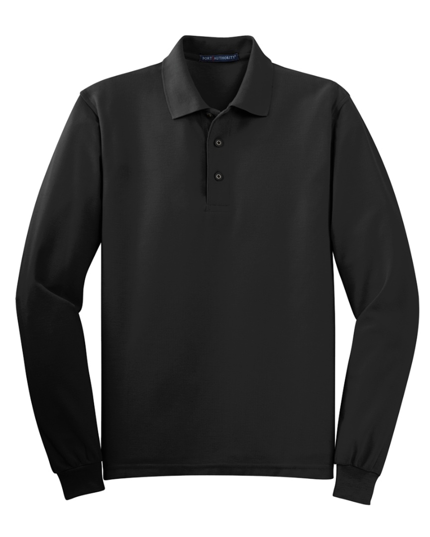 Port Authority Silk Touch Long Sleeve Polo