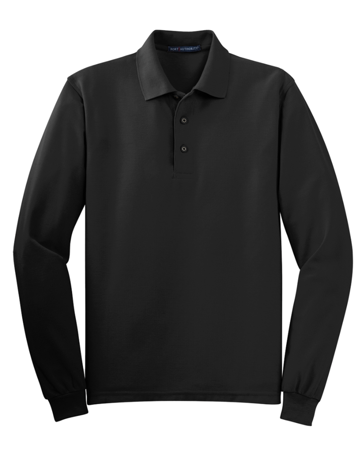 Port Authority Silk Touch Long Sleeve Polo