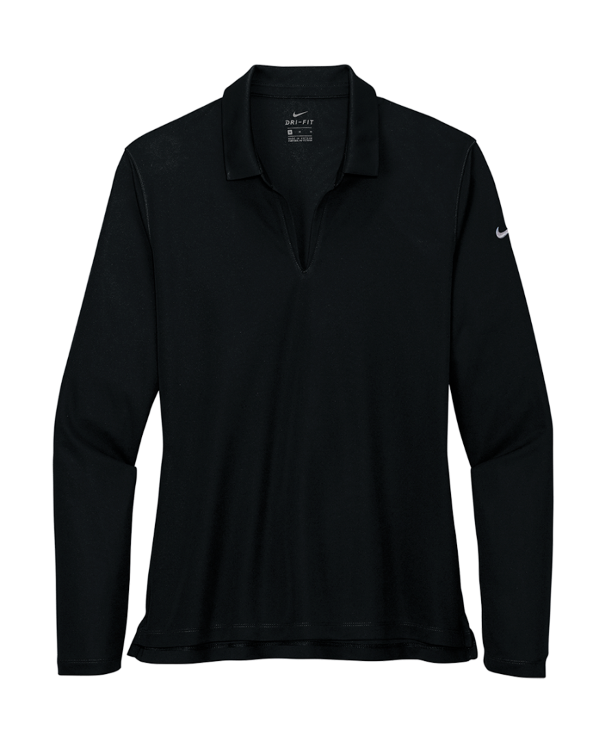 Nike Women's Dri-FIT Micro Pique 2.0 Long Sleeve Polo