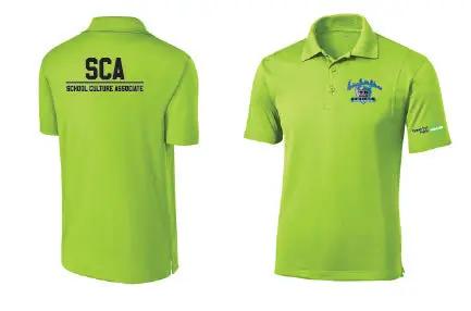Green Dot Sport-Tek SCA Polo- Animo Jackie Robinson