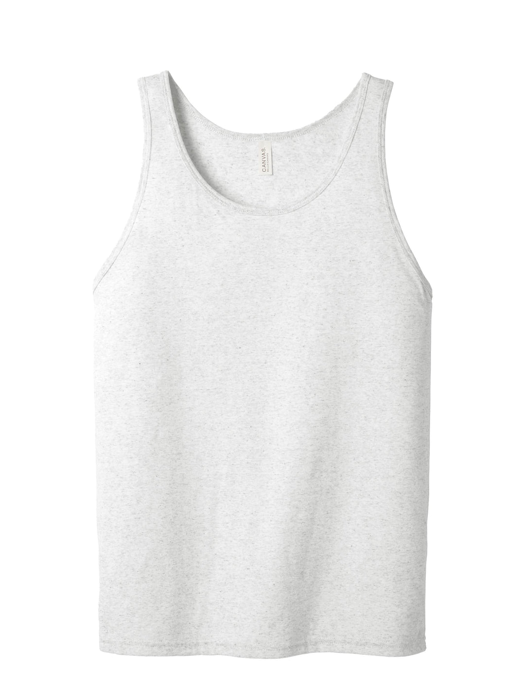 Flat lay of BELLA + CANVAS Unisex Jersey Tank in red, ideal for custom printed tanks for events and branding.
