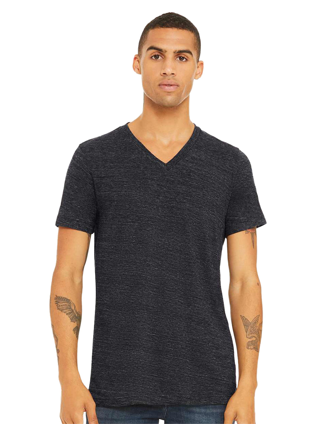 Bella + Canvas Textured Jersey V-Neck Tee