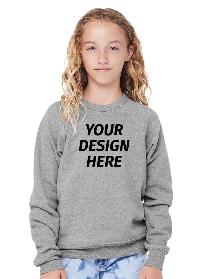 Bella + Canvas Youth Sponge Fleece Crewneck