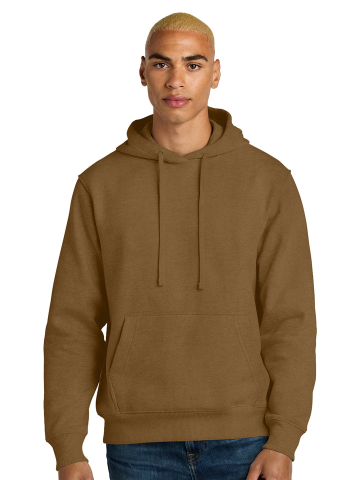 Custom District V.I.T Heavy Weight Hoodie in brown, made from heavyweight fabric for extra warmth and a stylish, relaxed fit.