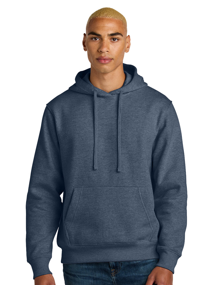 Custom District V.I.T Heavy Weight Hoodie in denim blue, featuring a heavyweight fabric for warmth and a stylish pullover fit.