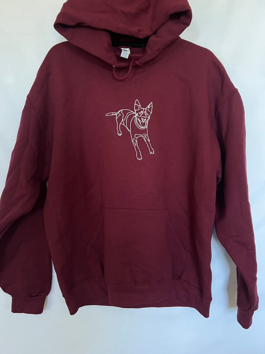 Premade Cattle Dog Outline Hoodie