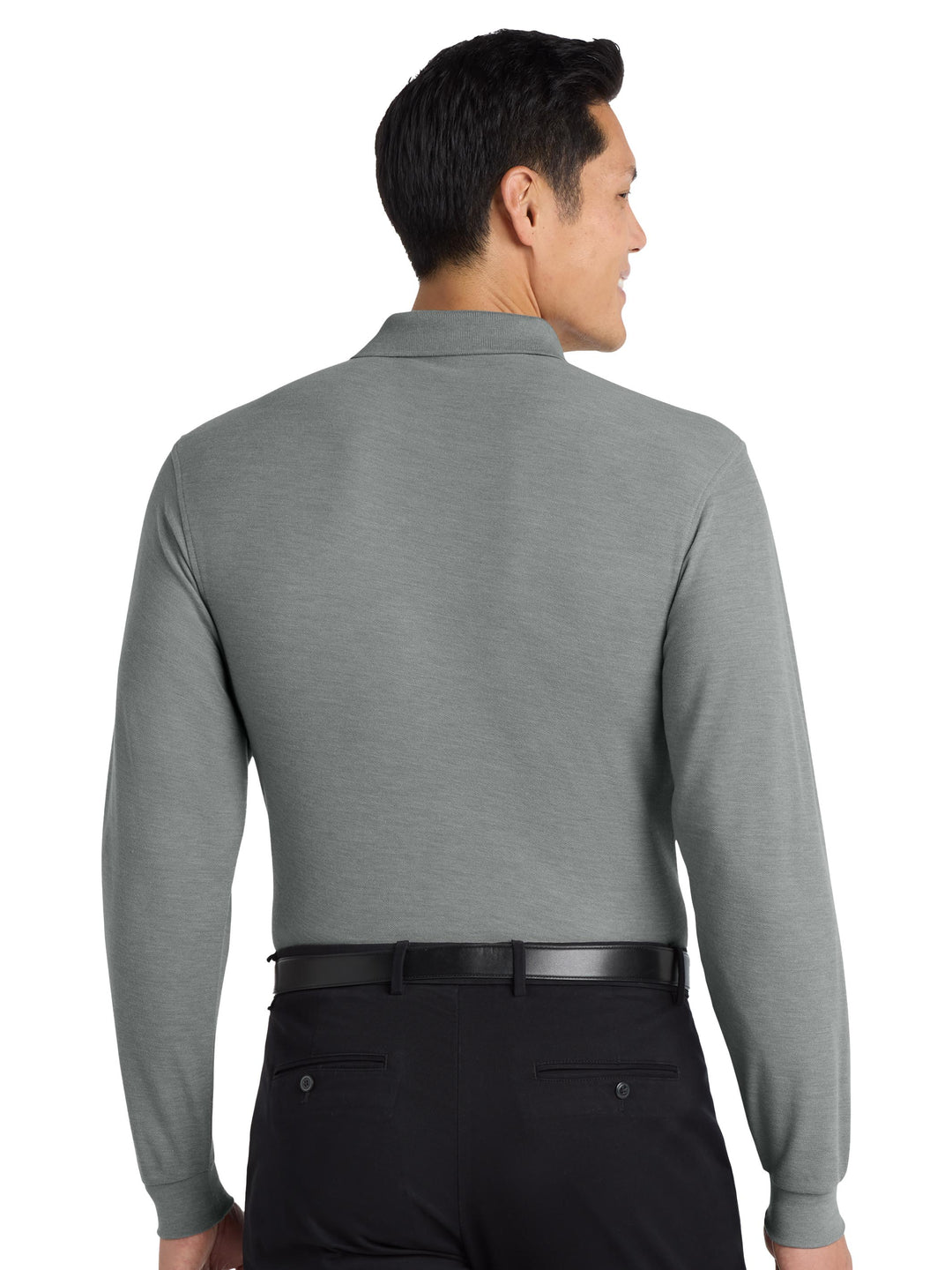 Port Authority Silk Touch Long Sleeve Polo