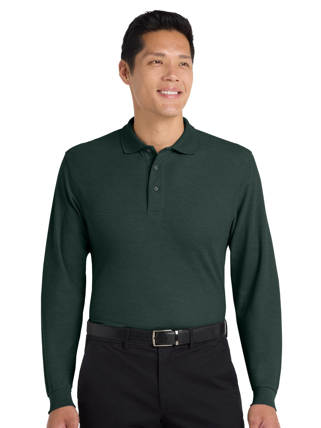 Port Authority Silk Touch Long Sleeve Polo