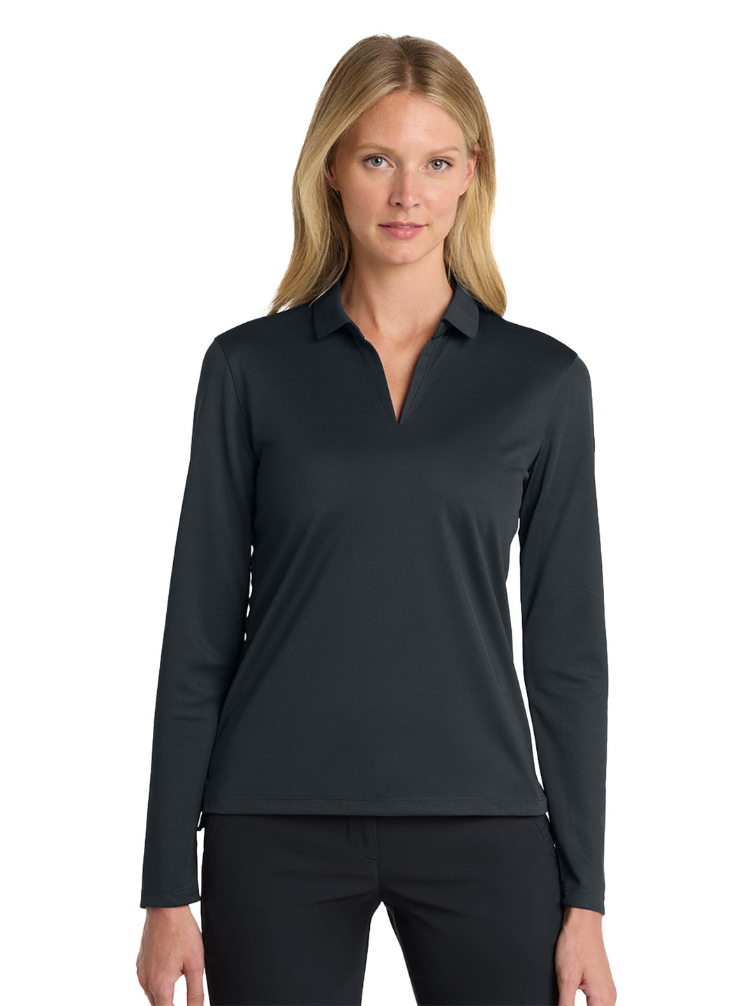 Nike Women's Dri-FIT Micro Pique 2.0 Long Sleeve Polo