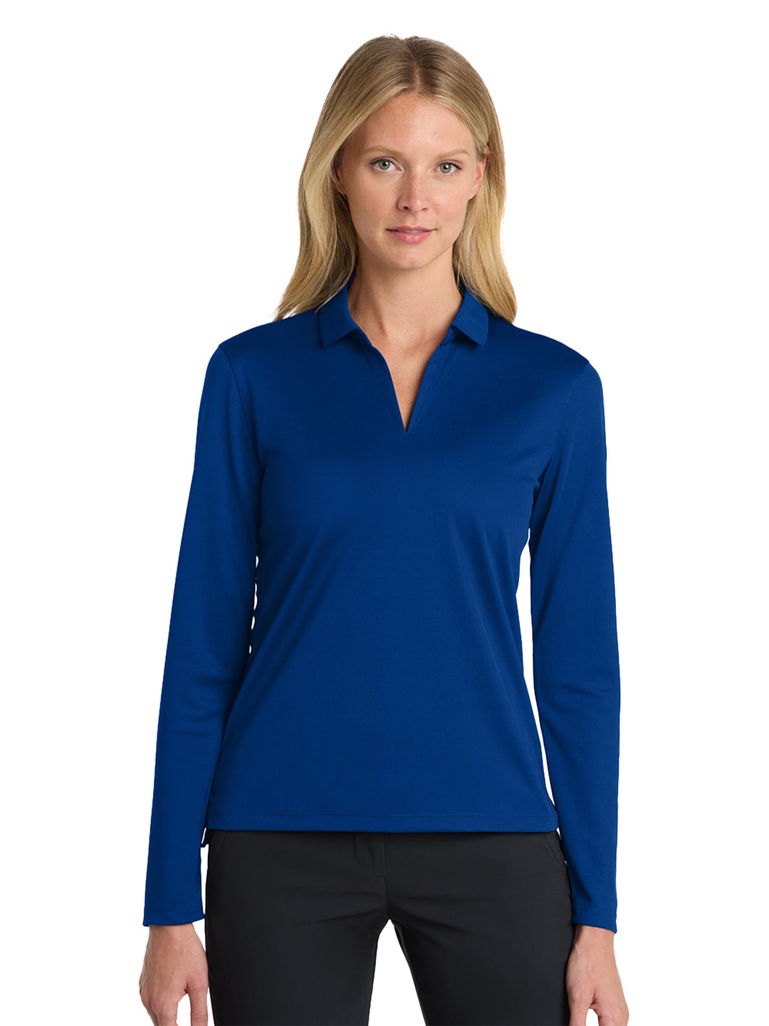 Nike Women's Dri-FIT Micro Pique 2.0 Long Sleeve Polo