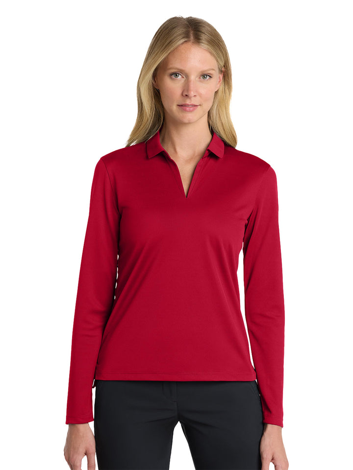 Nike Women's Dri-FIT Micro Pique 2.0 Long Sleeve Polo