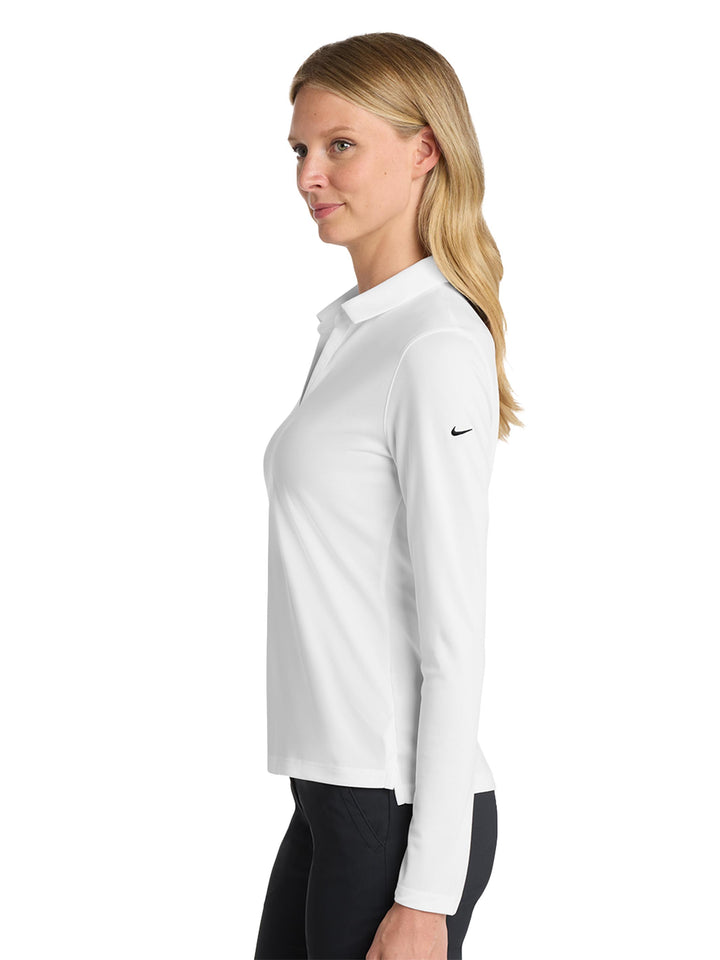 Nike Women's Dri-FIT Micro Pique 2.0 Long Sleeve Polo