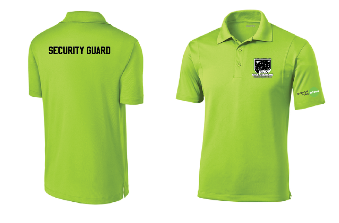 Green Dot Sport-Tek "Security Guard" Polo- Animo Mae Jemison