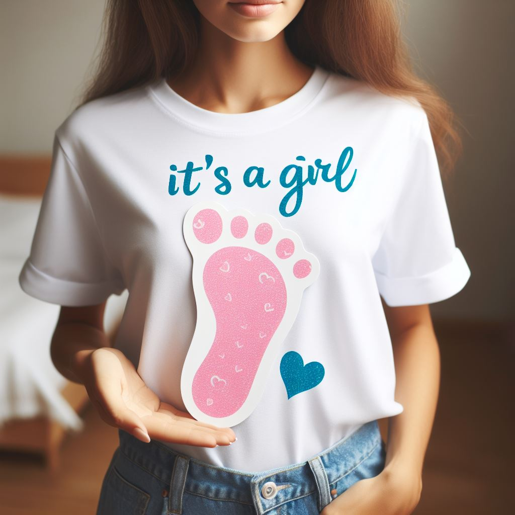 Custom Baby Shower Shirts that Speak Volumes