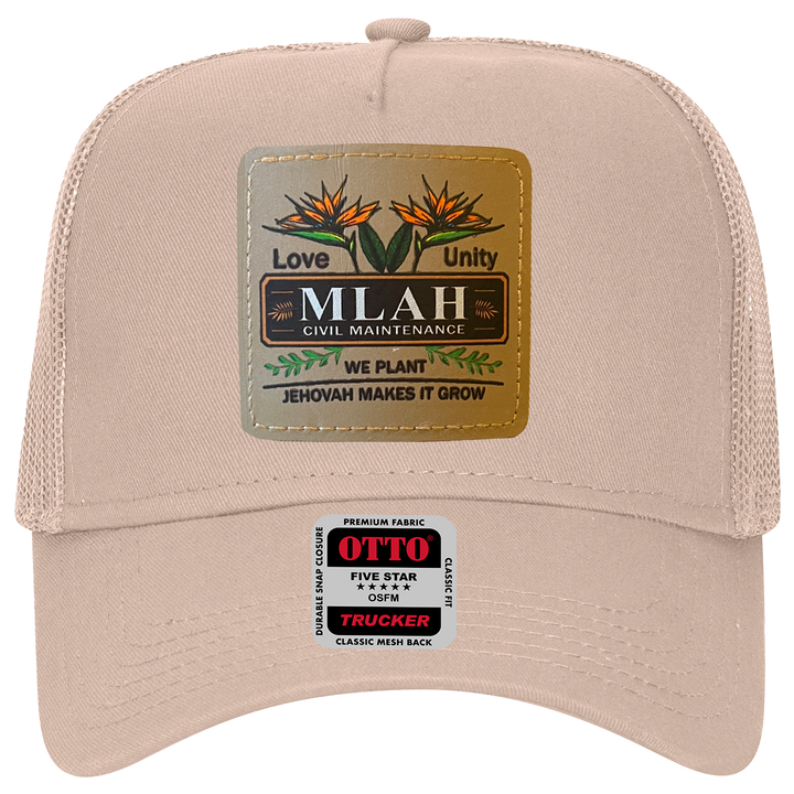 MLAH Otto 5 Panel Low Profile Trucker