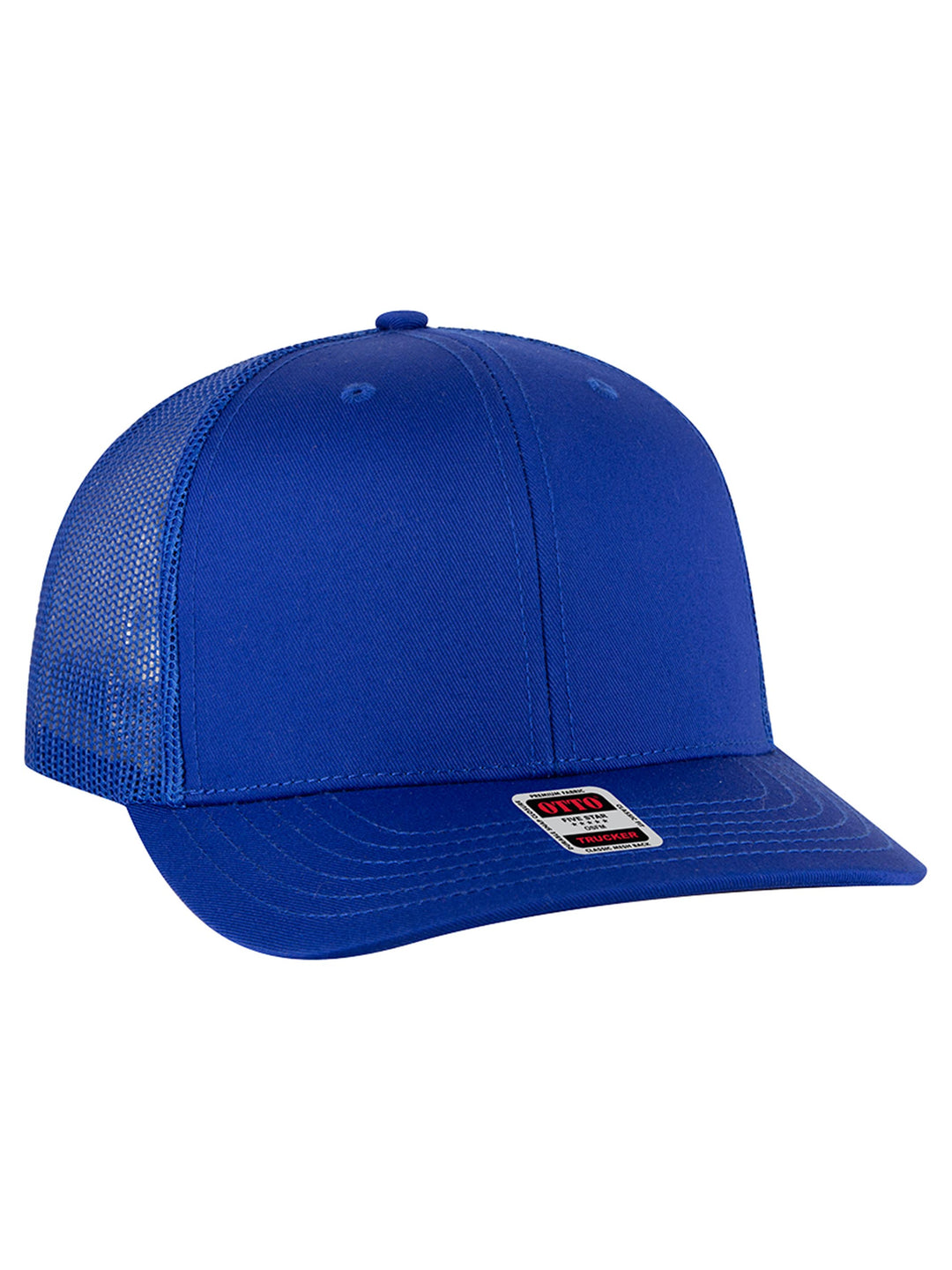 OTTO CAP 6 Panel Mid Profile Mesh Back Trucker Hat