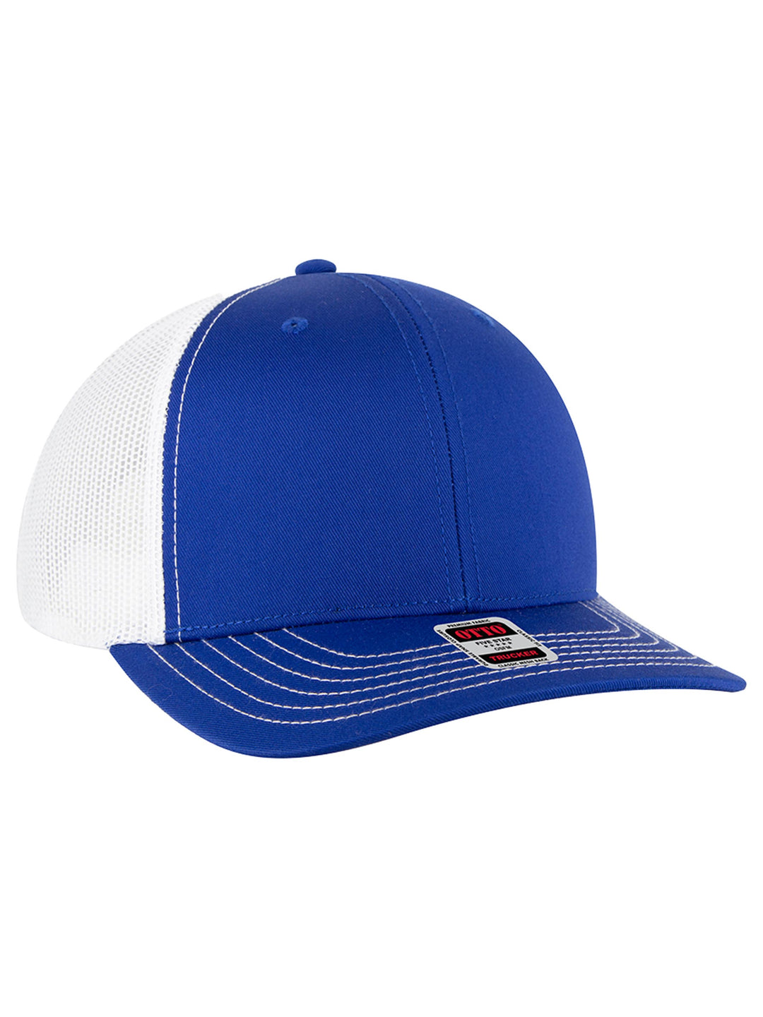 OTTO CAP 6 Panel Mid Profile Mesh Back Trucker Hat