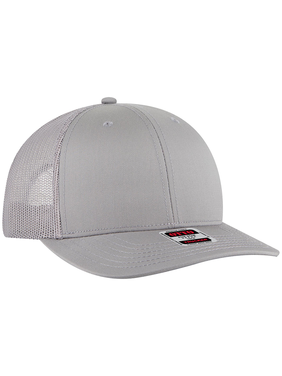 OTTO CAP 6 Panel Mid Profile Mesh Back Trucker Hat