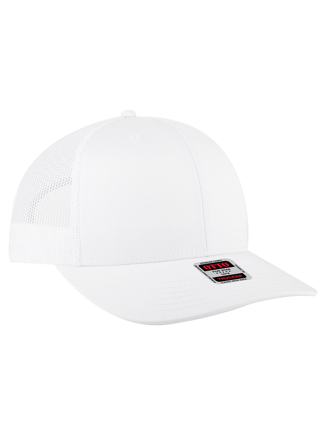 OTTO CAP 6 Panel Mid Profile Mesh Back Trucker Hat