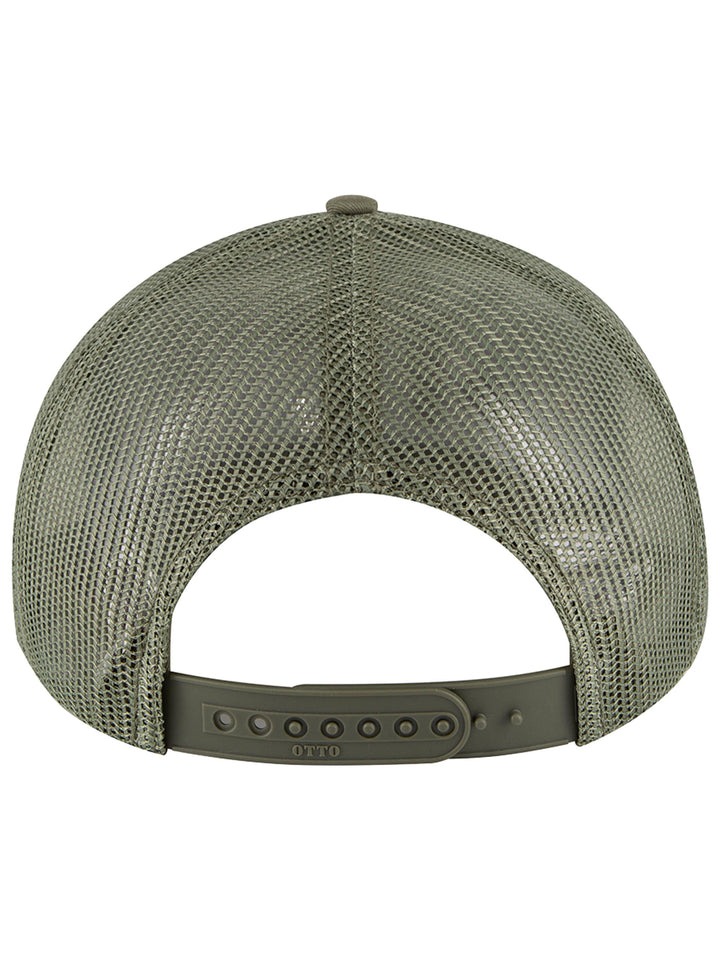 OTTO CAP 6 Panel Mid Profile Mesh Back Trucker Hat