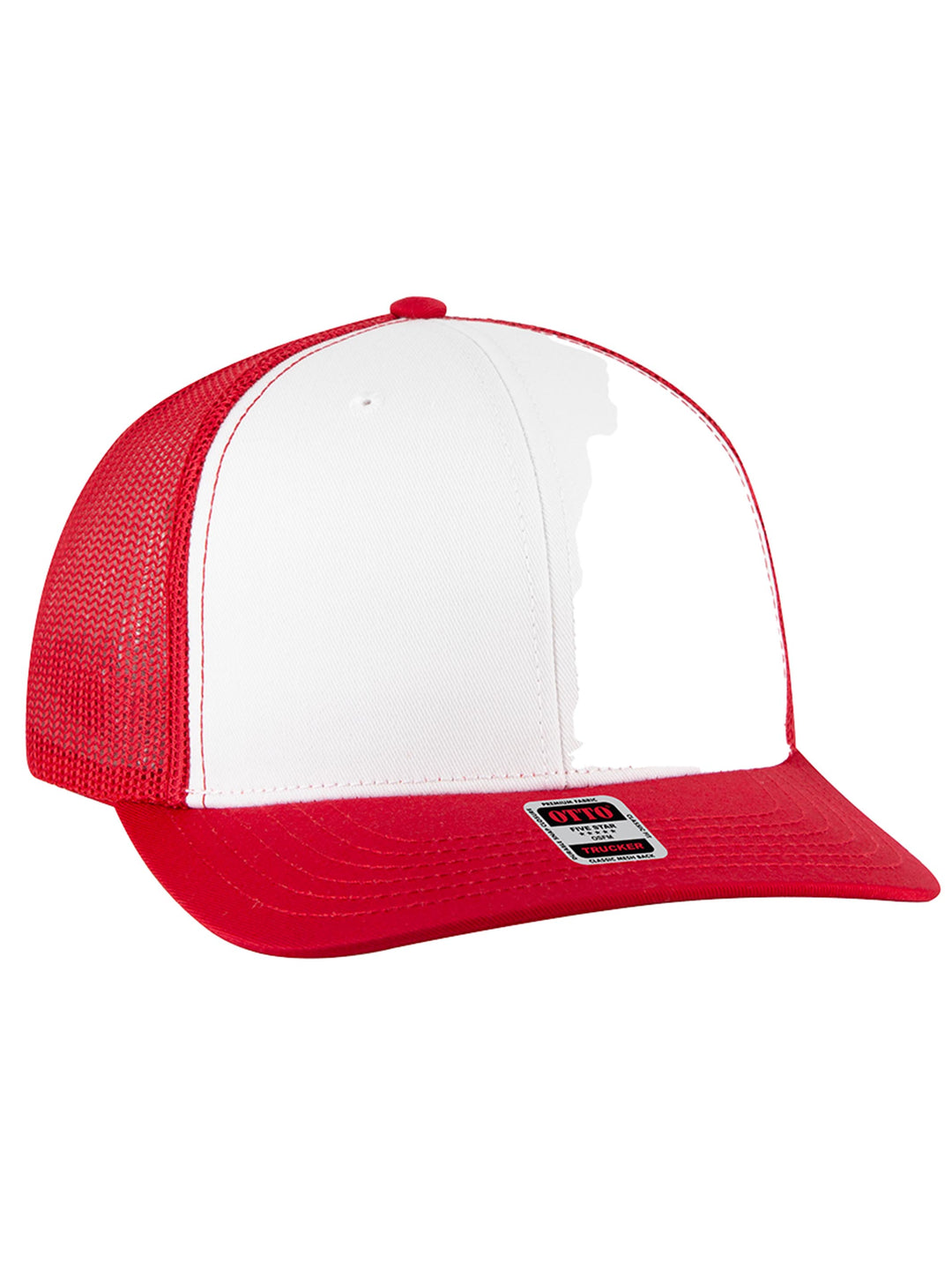 OTTO CAP 6 Panel Mid Profile Mesh Back Trucker Hat