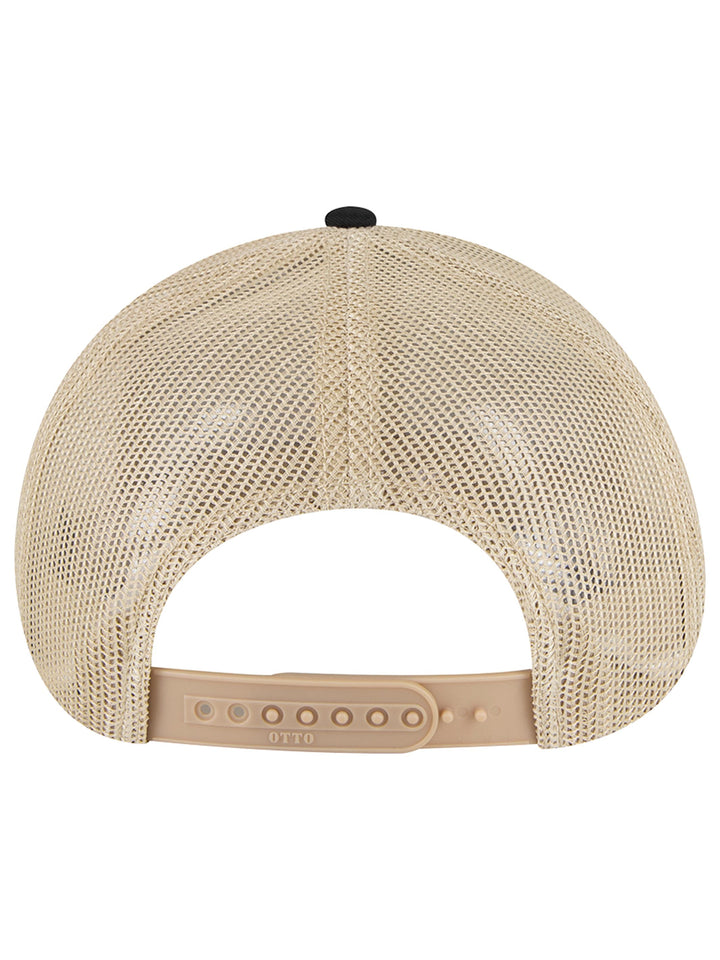 OTTO CAP 6 Panel Mid Profile Mesh Back Trucker Hat