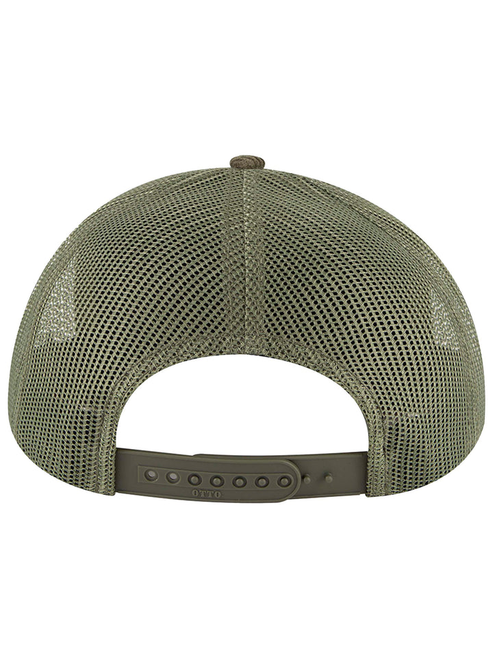 OTTO CAP 6 Panel Mid Profile Mesh Back Trucker Hat