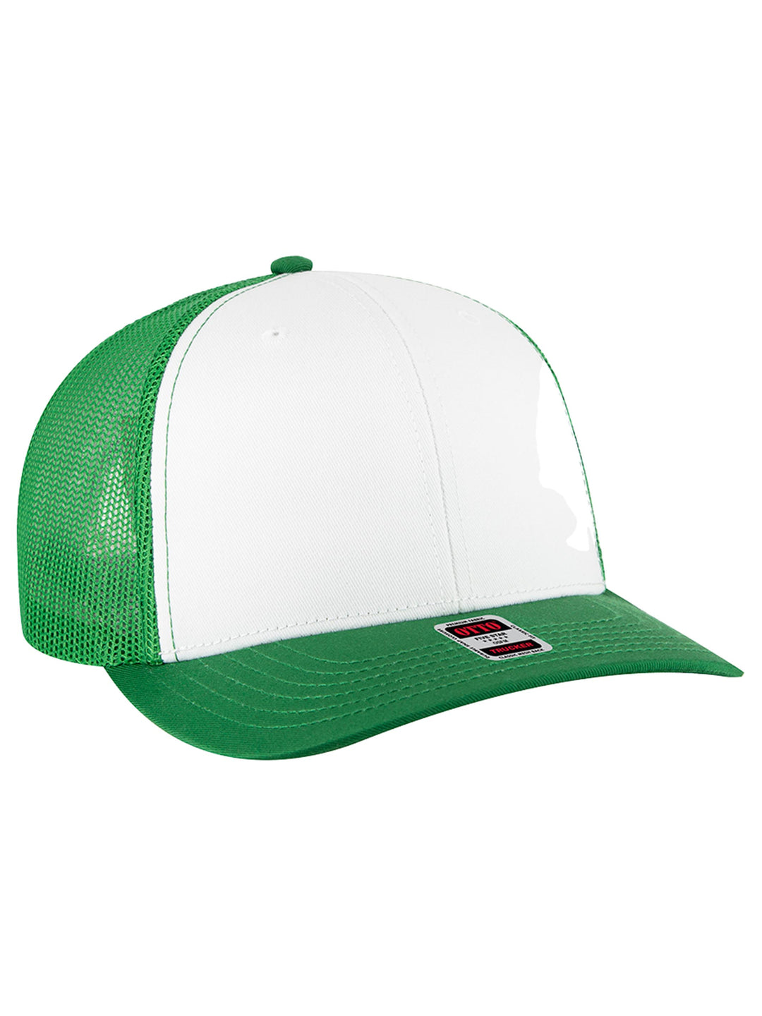 OTTO CAP 6 Panel Mid Profile Mesh Back Trucker Hat
