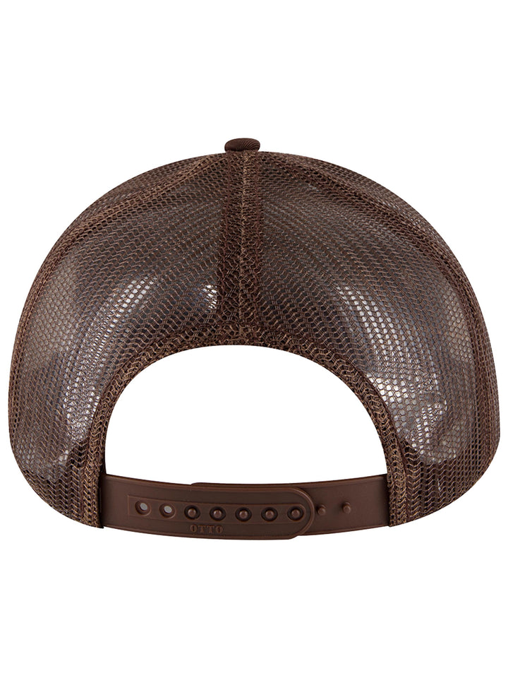 OTTO CAP 6 Panel Mid Profile Mesh Back Trucker Hat