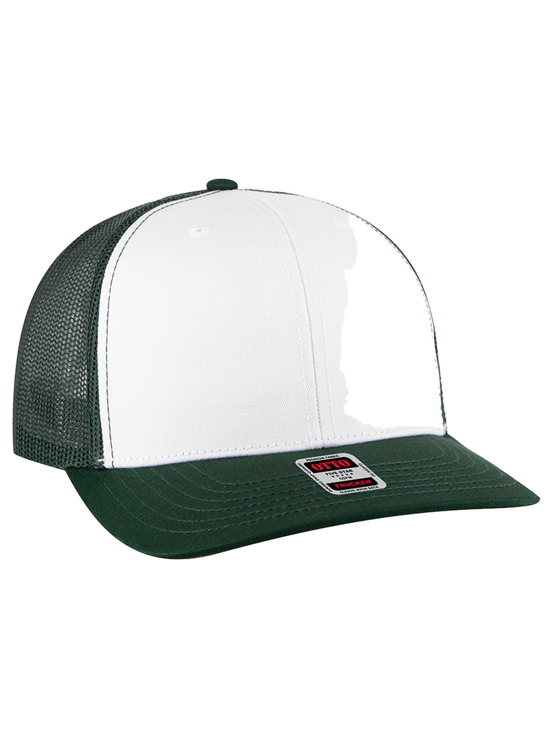 OTTO CAP 6 Panel Mid Profile Mesh Back Trucker Hat
