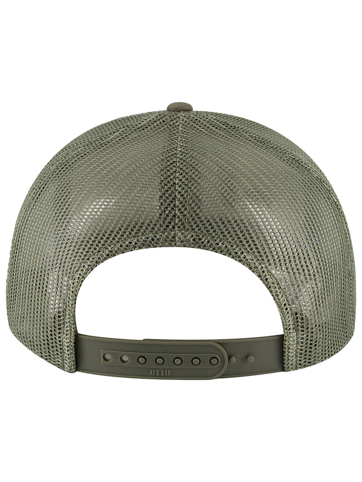 OTTO CAP 6 Panel Mid Profile Mesh Back Trucker Hat