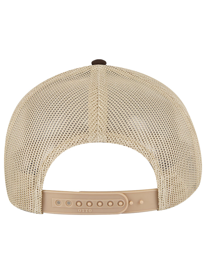 OTTO CAP 6 Panel Mid Profile Mesh Back Trucker Hat