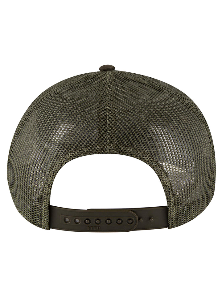 OTTO CAP 6 Panel Mid Profile Mesh Back Trucker Hat
