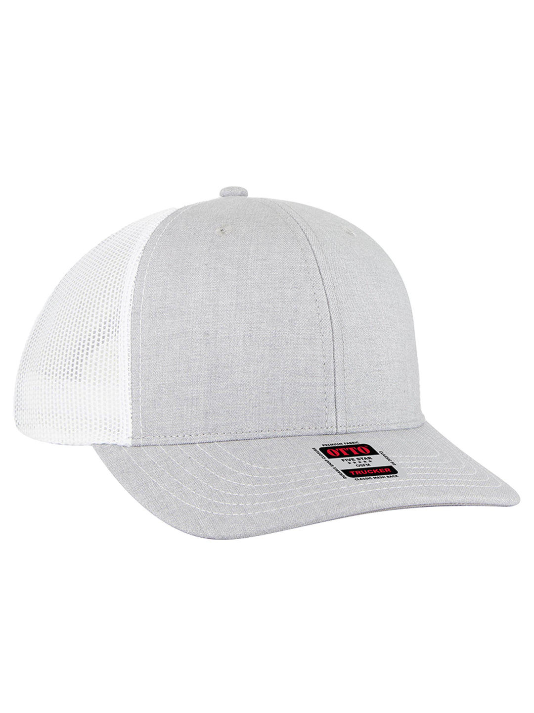 OTTO CAP 6 Panel Mid Profile Mesh Back Trucker Hat