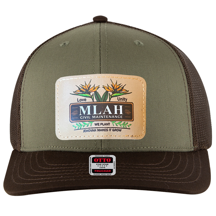 MLAH Otto 6 Panel Mid Profile Trucker