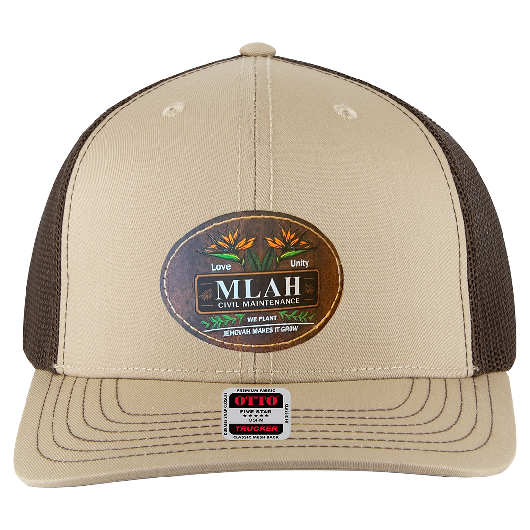 MLAH Otto 6 Panel Mid Profile Trucker