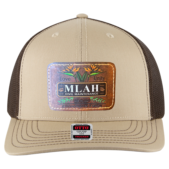 MLAH Otto 6 Panel Mid Profile Trucker