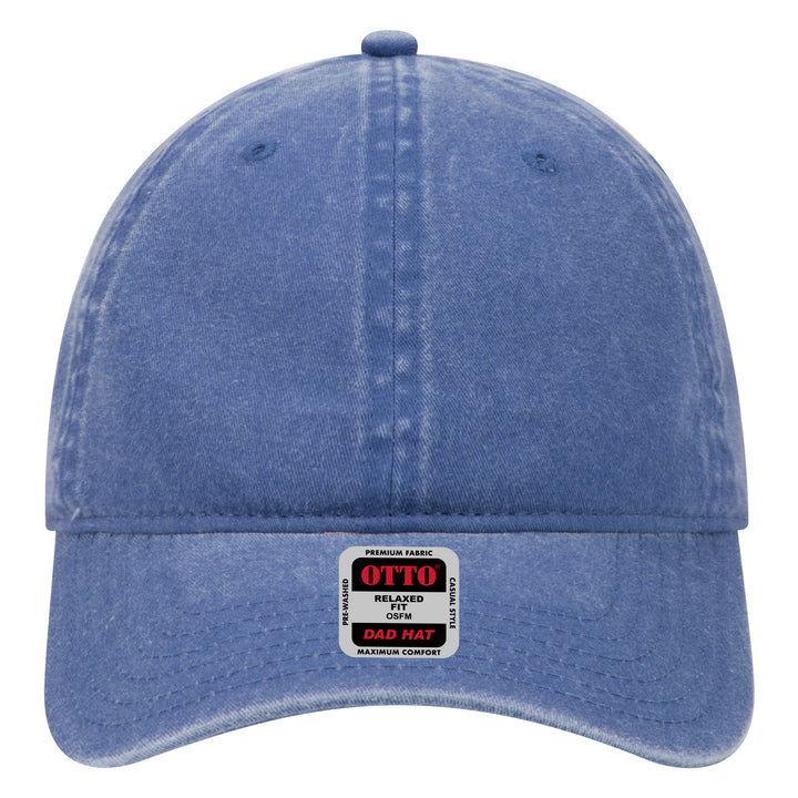 Otto 6 Panel Dad Hat- Garment Washed