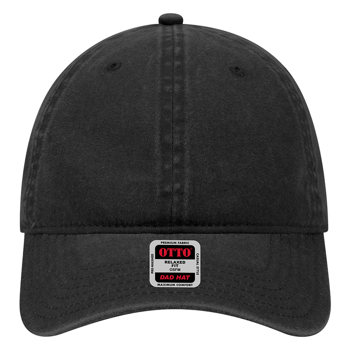 Otto 6 Panel Dad Hat- Garment Washed