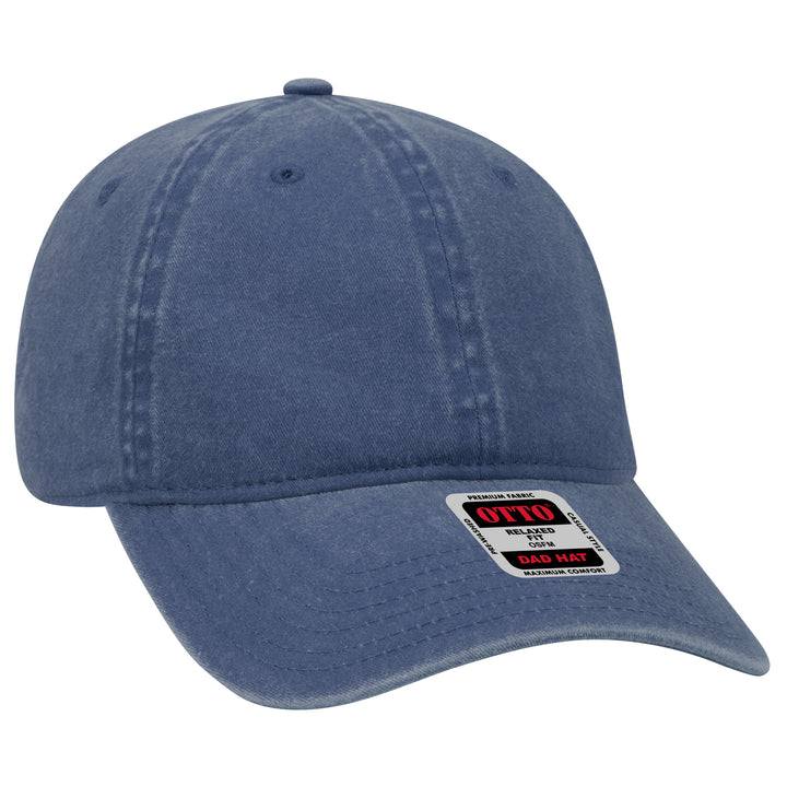 Otto 6 Panel Dad Hat- Garment Washed