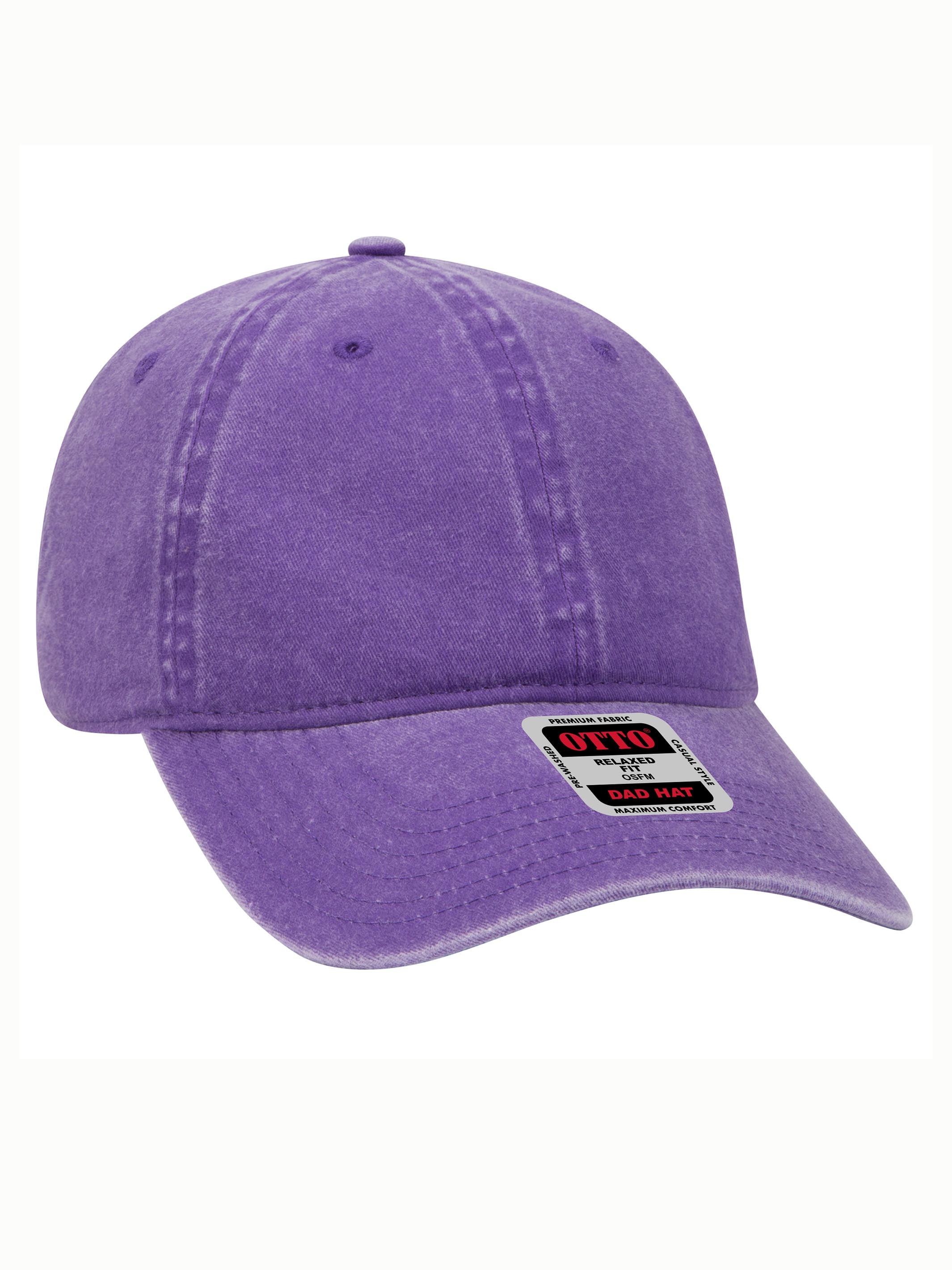 Otto 6 Panel Dad Hat - Garment Washed | Custom Embroidered