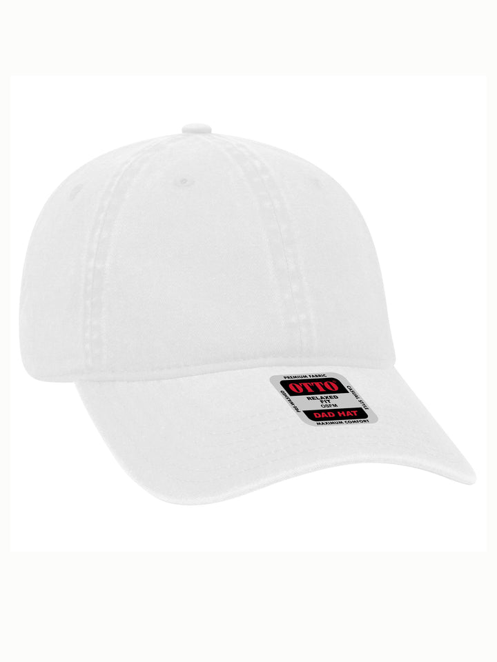 Otto 6 Panel Dad Hat- Garment Washed