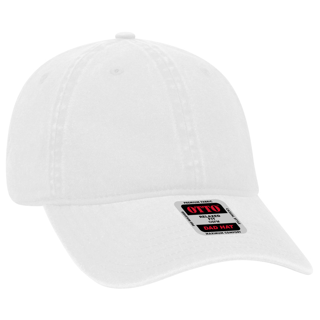 Otto 6 Panel Dad Hat- Garment Washed