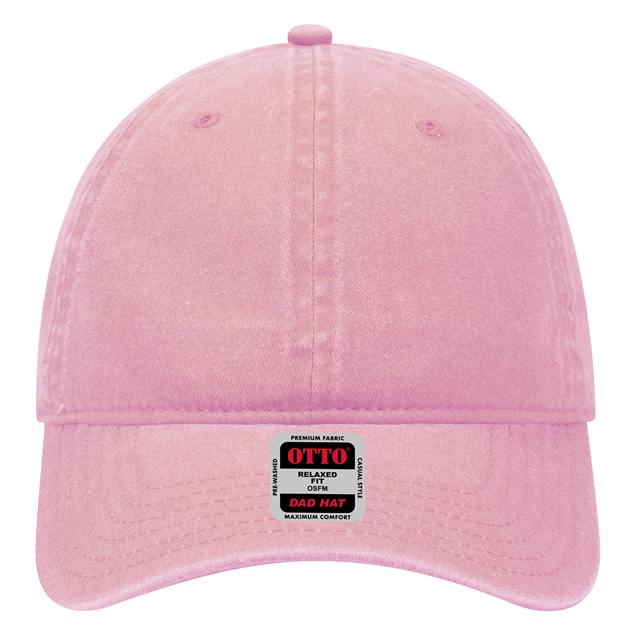 Otto 6 Panel Dad Hat- Garment Washed